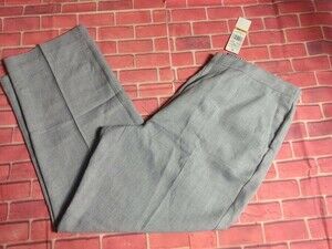 Alfred Dunner Primrose Garden Women's 16W 16 W Pull On Silver Pants NEW